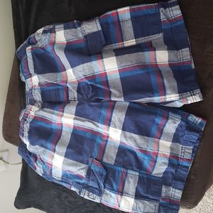 Canyon River Blues Boys Casual Plaid Shorts Size L